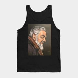 Padre Pio, Most Holy Father Tank Top